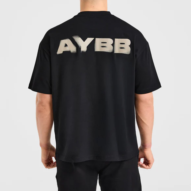 garment factory high quality plus size baggy t-shirt for men 100% cotton 100% cotton loose retro t-shirt